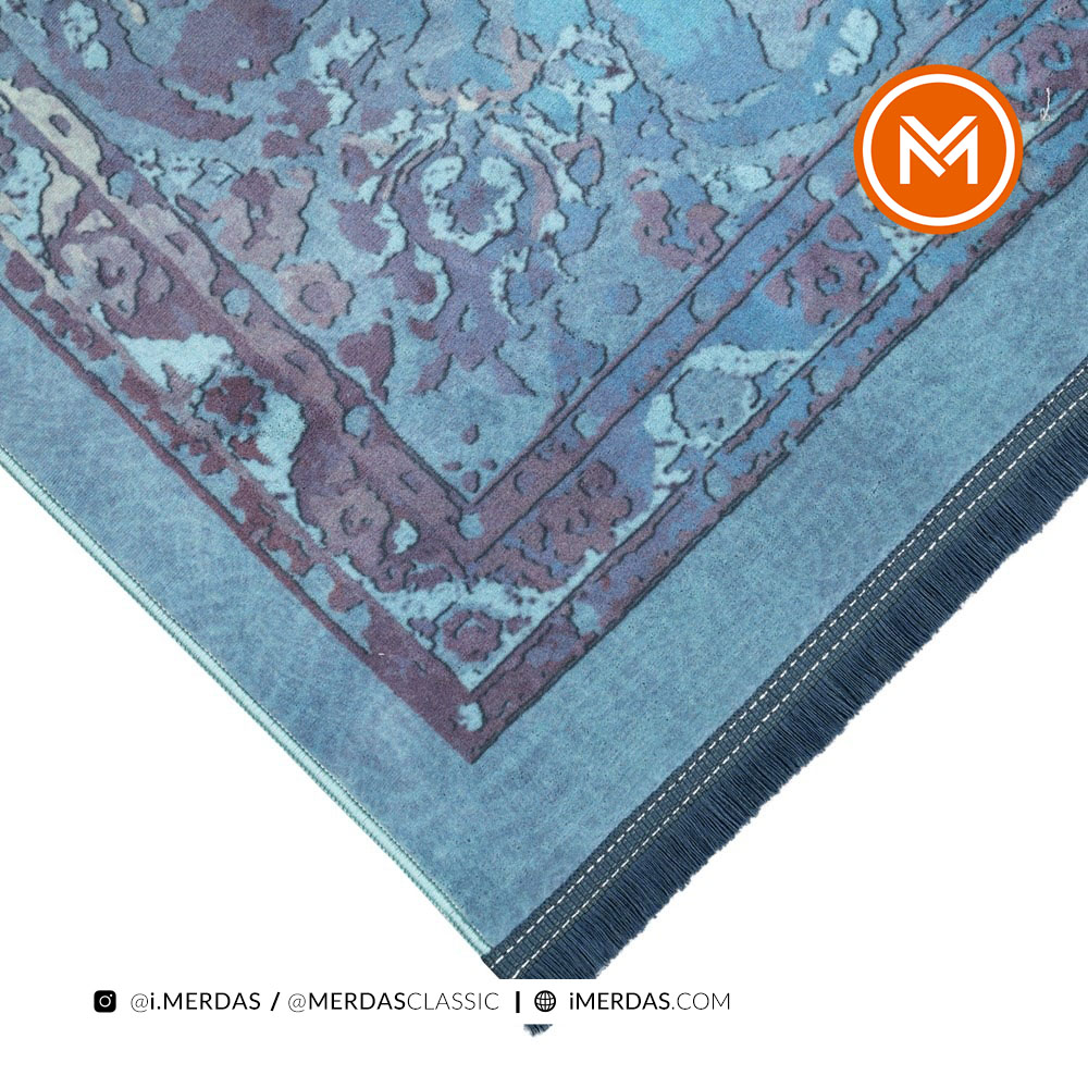 فرش کهنه نما کد 900483 زمینه تمام رنگ
